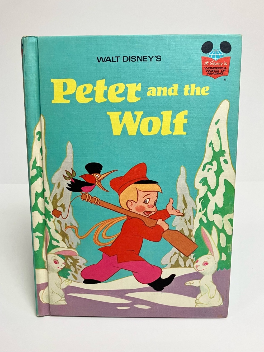 70s Vintage Disney Peter and the Wolf 1974 Random House Children's Book
